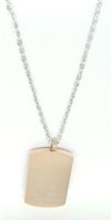 Necklace 4US: Cesare Paciotti Man in Steel 4UCL0910 - 4UCL0910
